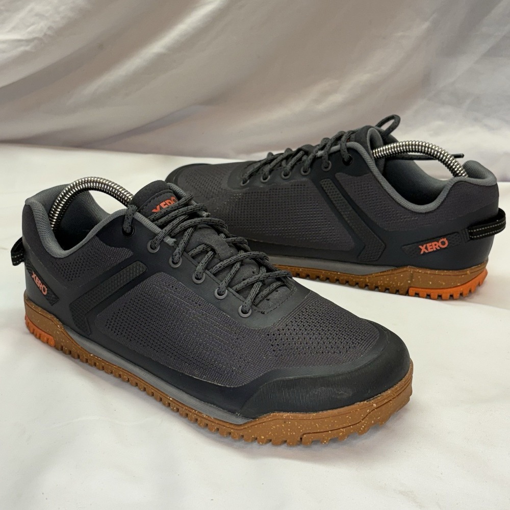 Xero Ridgeway Mesh Low Men's Size 8.5 Barefoot Running Walking Shoes Gray Black